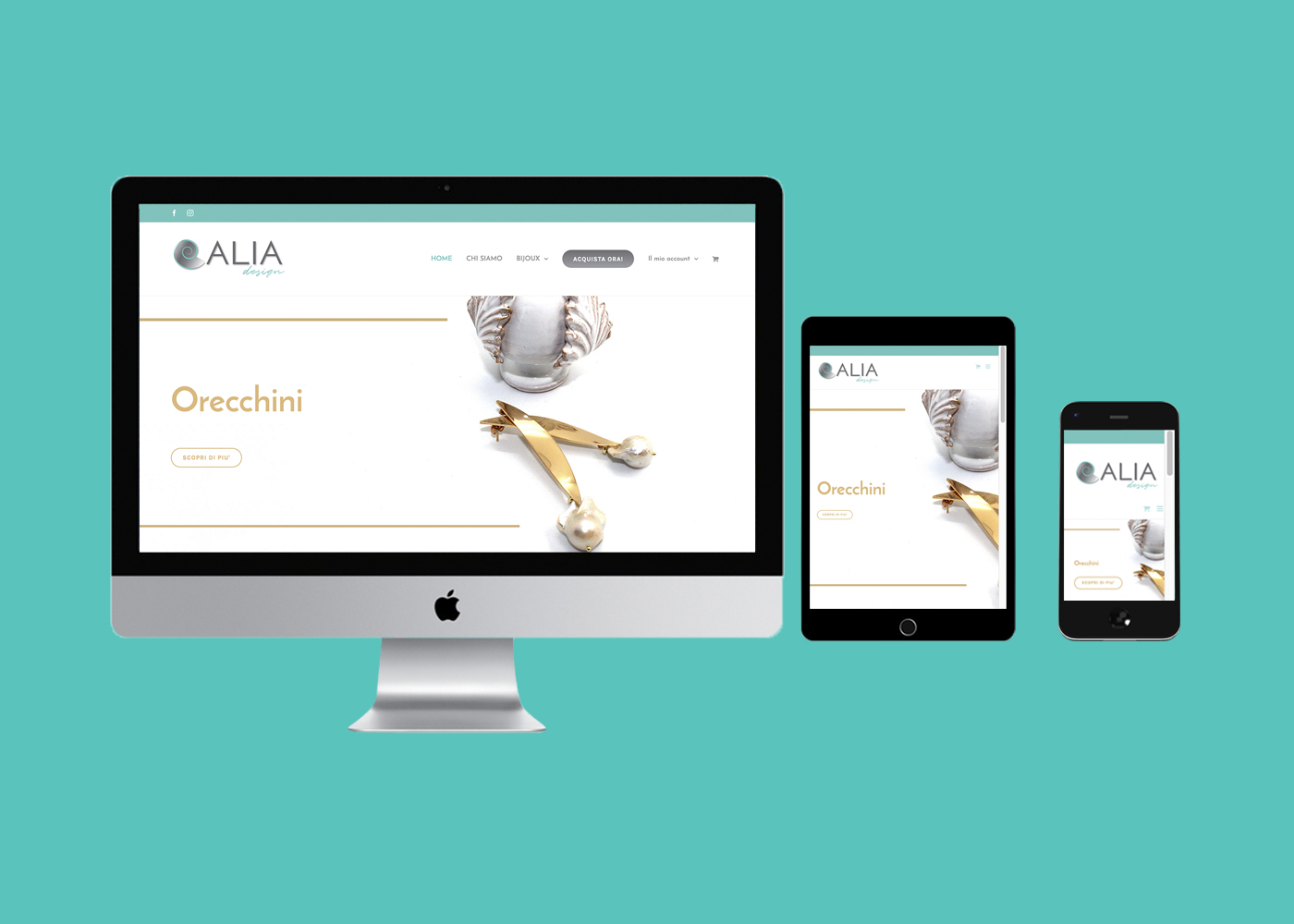 Mockup consisting of laptop, tablet pc and mobile smartphone with blank screen. For adaptive design presentation.